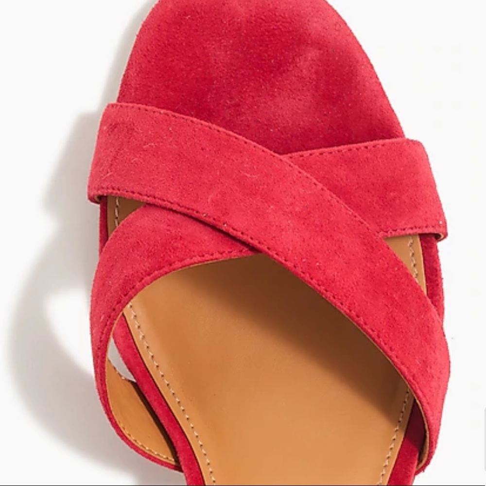 J. Crew Suede Lowblock Heels - Picture 4 of 8